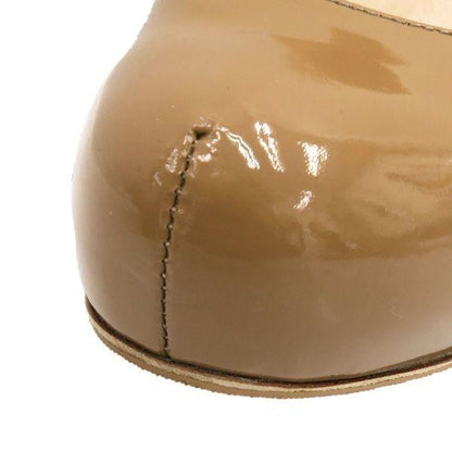 FENDI Shoes Pumps Heel FF Zucca EU 36.5 US 6.5 Beige Authentic