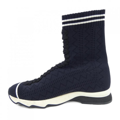 FENDI Sneakers Shoes Boots EU 39 US 9 Black Authentic