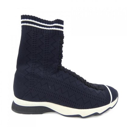 FENDI Sneakers Shoes Boots EU 39 US 9 Black Authentic