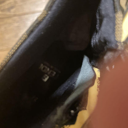 FENDI Short Boots Shoes ZUCCA NERO SABBIA  EU 36 US 6 Brown Authentic