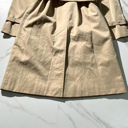 Aquascutum Trench Coat Asian fit L US size M Beige Authentic