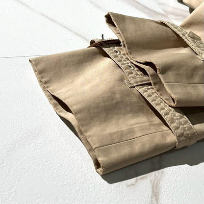 Aquascutum Trench Coat Asian fit L US size M Beige Authentic