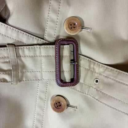 Aquascutum Trench Coat Club Check Asian fit S US size XS Beige Authentic