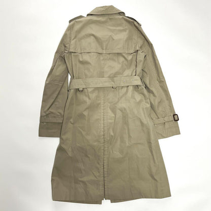 Aquascutum Trench Coat Club Check Asian fit L US size M Beige Authentic