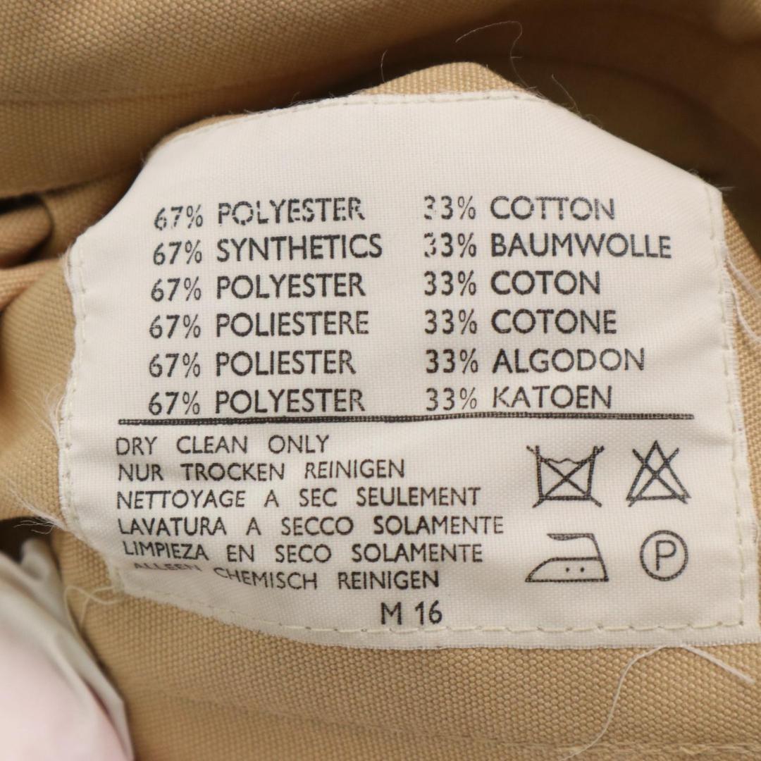 Aquascutum Reversible Trench Coat Club Check Asian fit L US size M Beige Auth