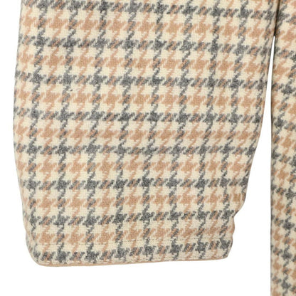 Aquascutum Reversible Trench Coat Club Check Asian fit L US size M Beige Auth