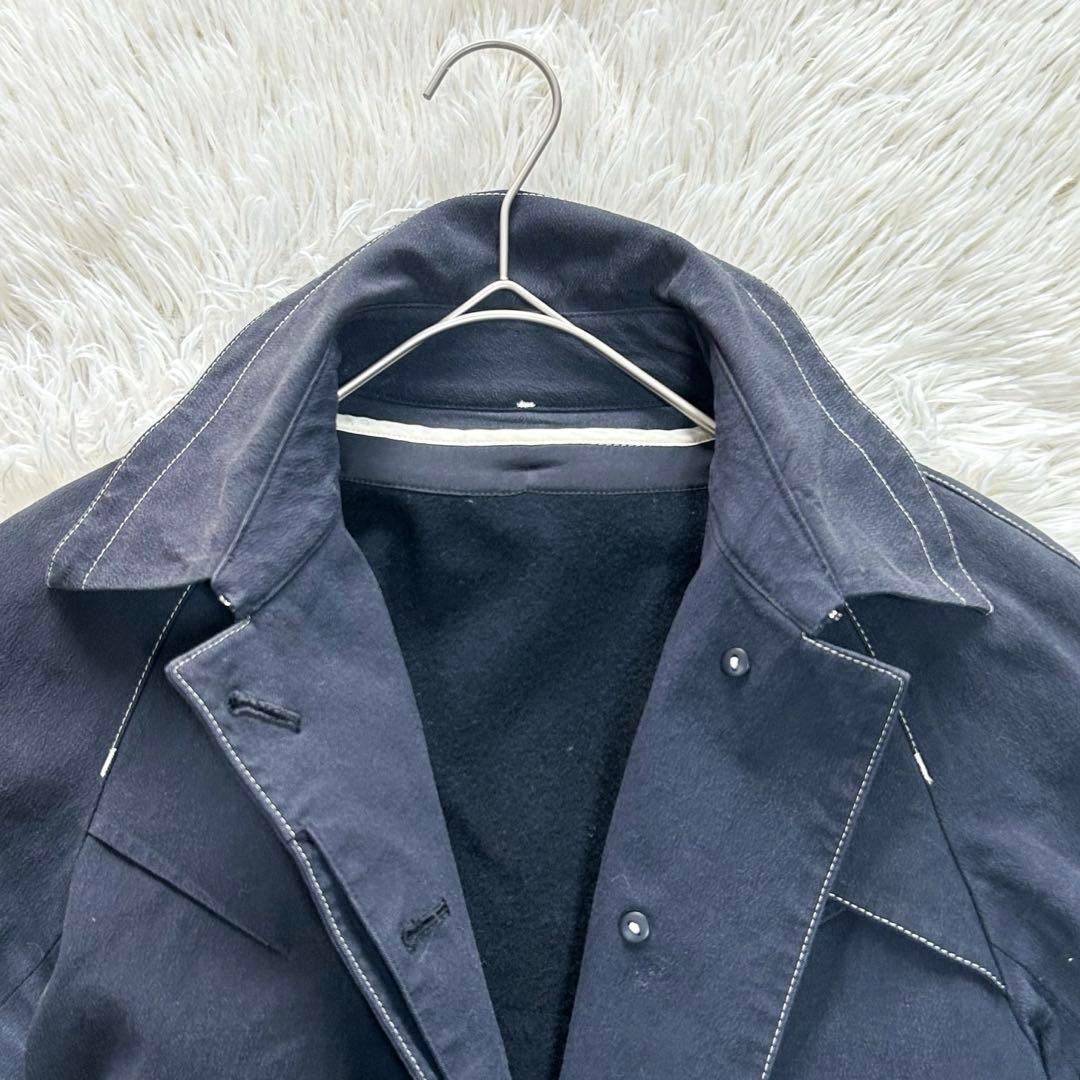 Aquascutum Trench Coat Asian fit L US size M Black Authentic