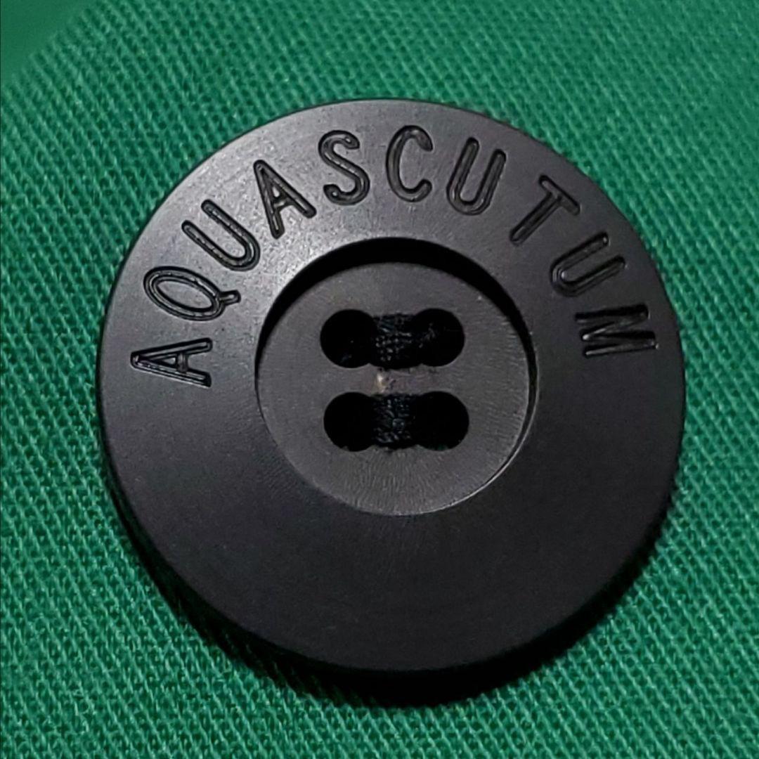 Aquascutum Trench Coat Club Check Asian fit M US size S Green Authentic