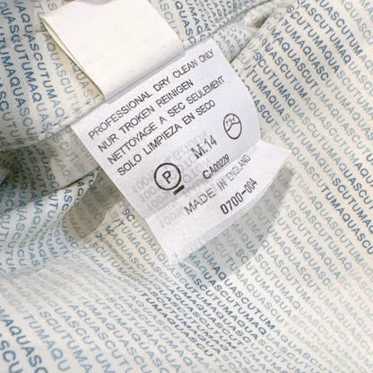 Aquascutum London Trench Coat Asian fit L US size M Light Blue Auth