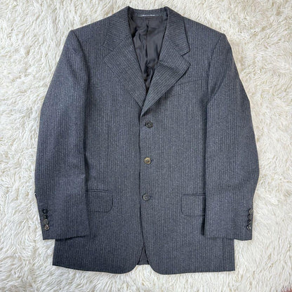 Saint Laurent rive gauche Tailored Jacket Asian fit M US size S Dark Gray Auth