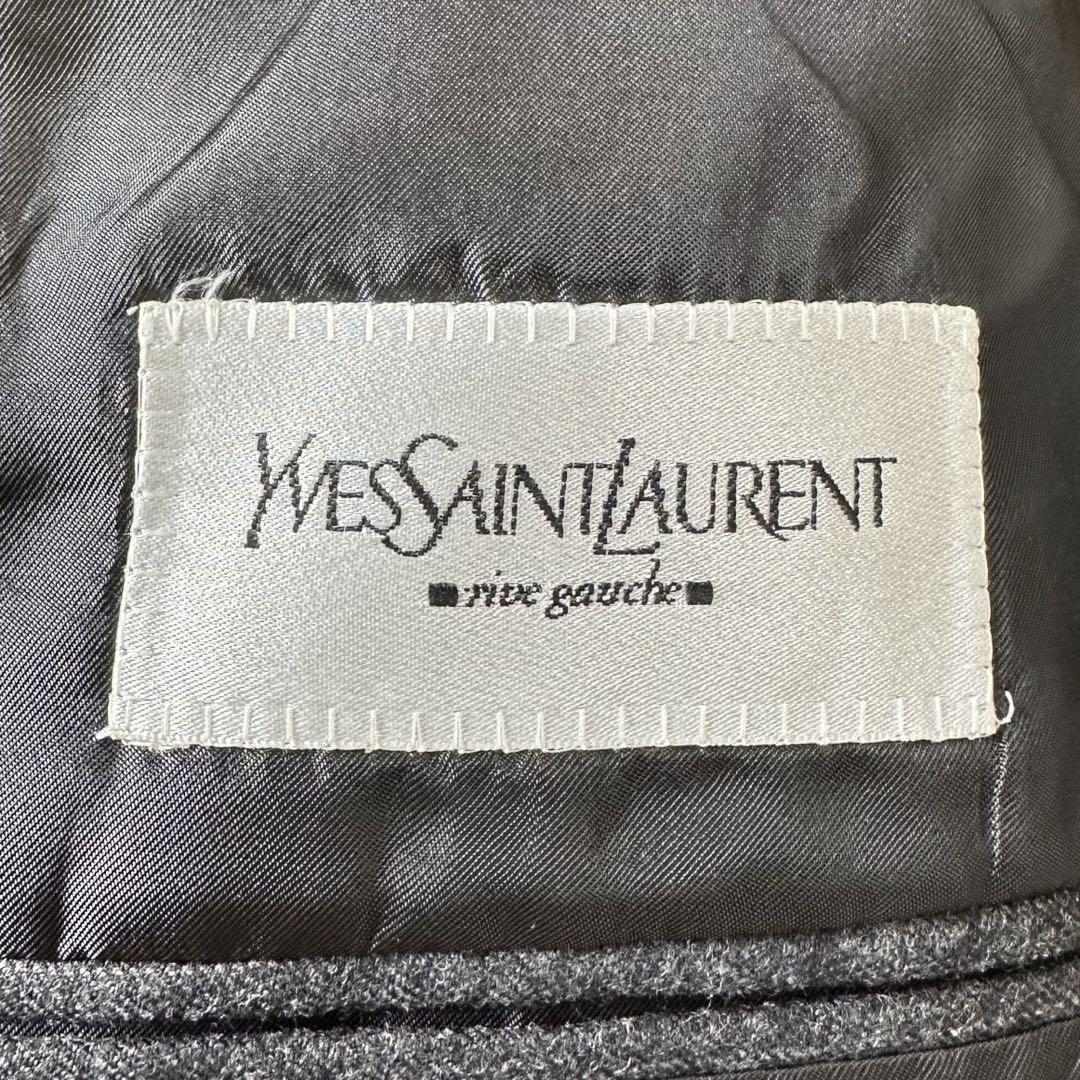 Saint Laurent rive gauche Tailored Jacket Asian fit M US size S Dark Gray Auth