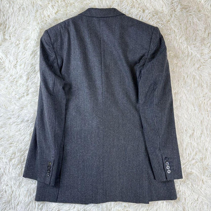 Saint Laurent rive gauche Tailored Jacket Asian fit M US size S Dark Gray Auth