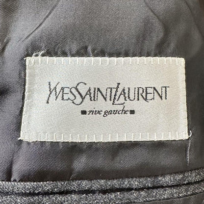 Saint Laurent rive gauche Tailored Jacket Asian fit M US size S Dark Gray Auth