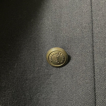 Saint Laurent Tailored Jacket FREE SIZE Navy Authentic
