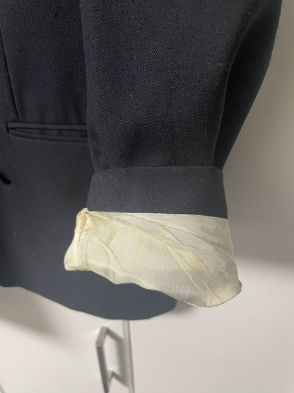 Saint Laurent Tailored Jacket FREE SIZE Navy Authentic