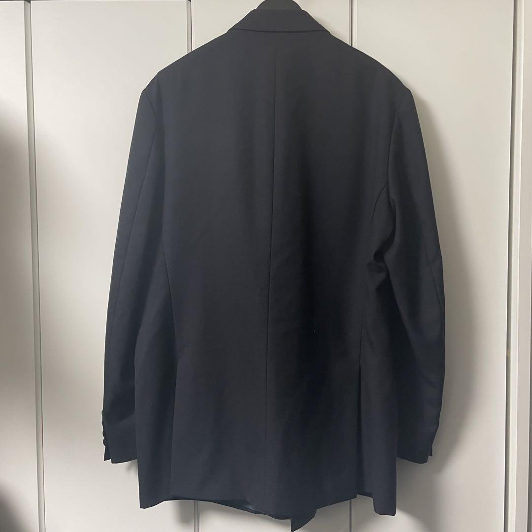 Saint Laurent Tailored Jacket FREE SIZE Navy Authentic