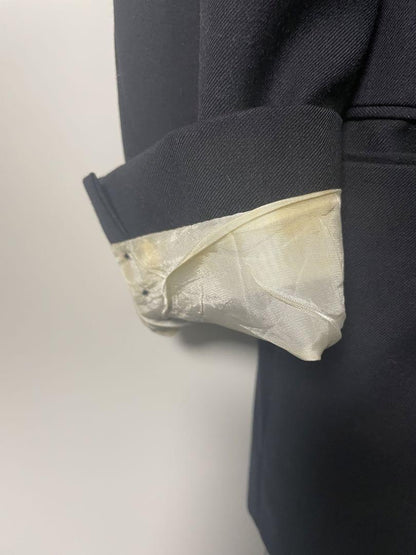 Saint Laurent Tailored Jacket FREE SIZE Navy Authentic