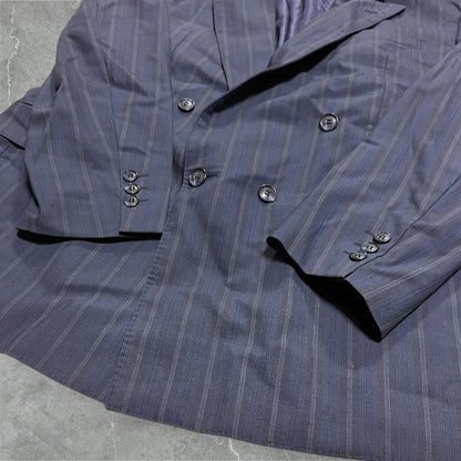 Saint Laurent rive gauche Tailored Jacket Asian fit L US size M Navy Authentic