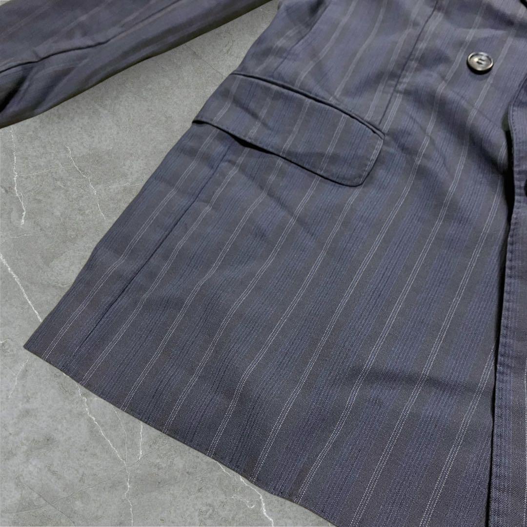 Saint Laurent rive gauche Tailored Jacket Asian fit L US size M Navy Authentic