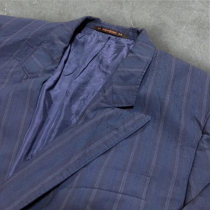 Saint Laurent rive gauche Tailored Jacket Asian fit L US size M Navy Authentic