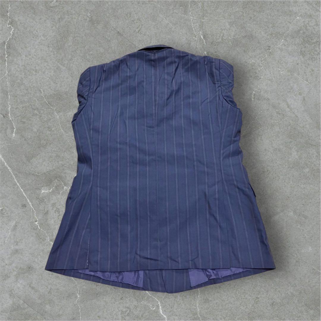 Saint Laurent rive gauche Tailored Jacket Asian fit L US size M Navy Authentic