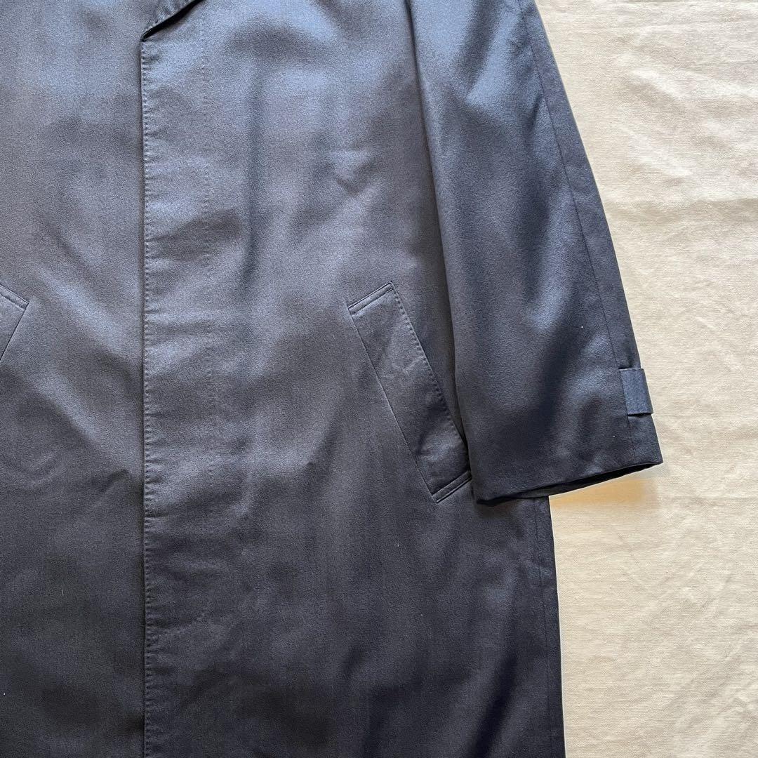 Saint Laurent soutien collar Coat FREE SIZE Navy Authentic