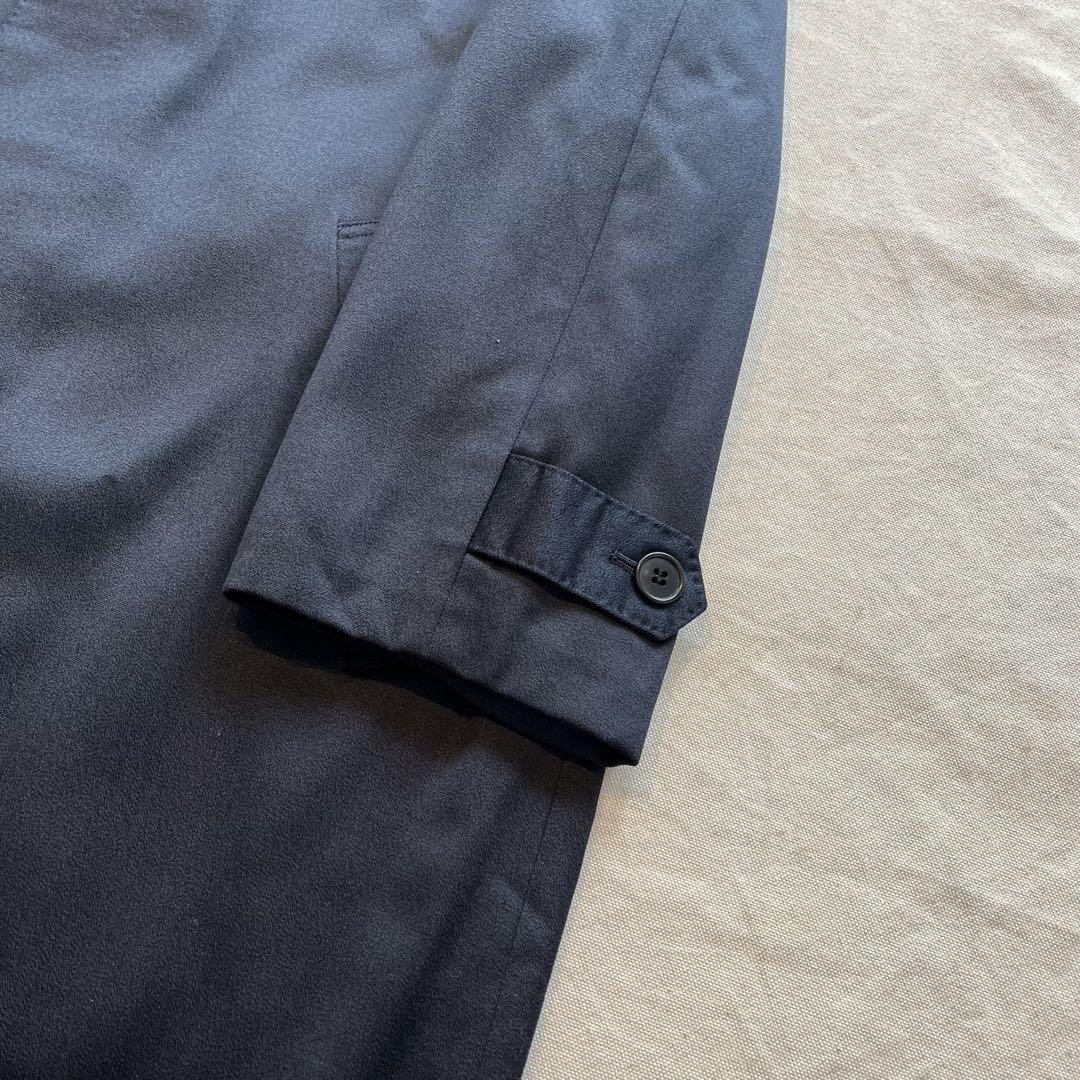 Saint Laurent soutien collar Coat FREE SIZE Navy Authentic