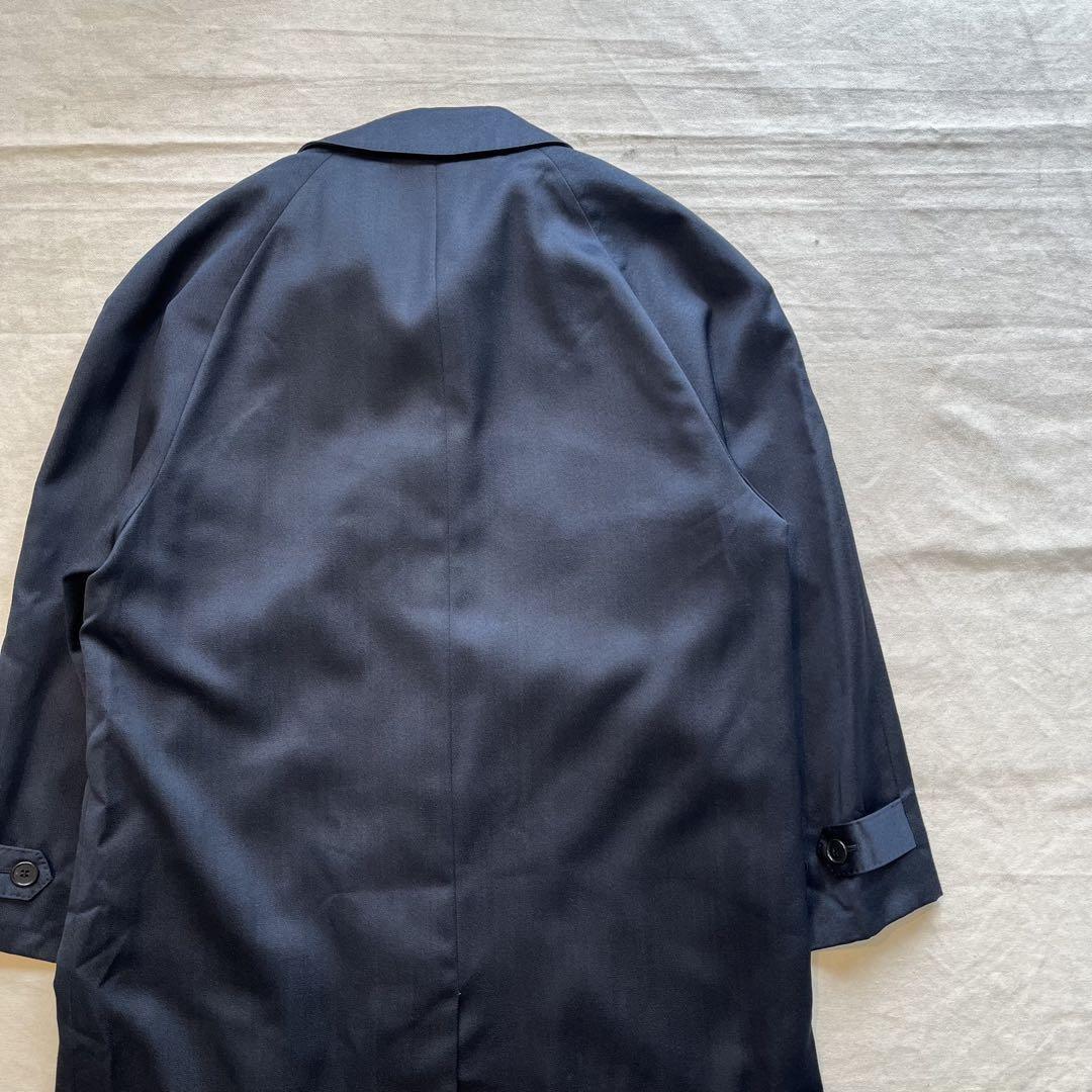 Saint Laurent soutien collar Coat FREE SIZE Navy Authentic