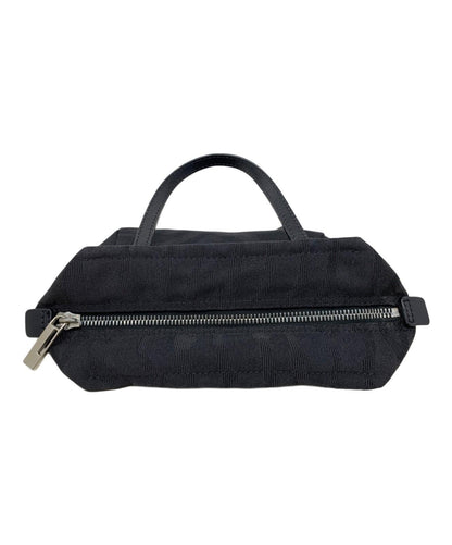 FENDI Hand Bag Tote Purse Black Authentic