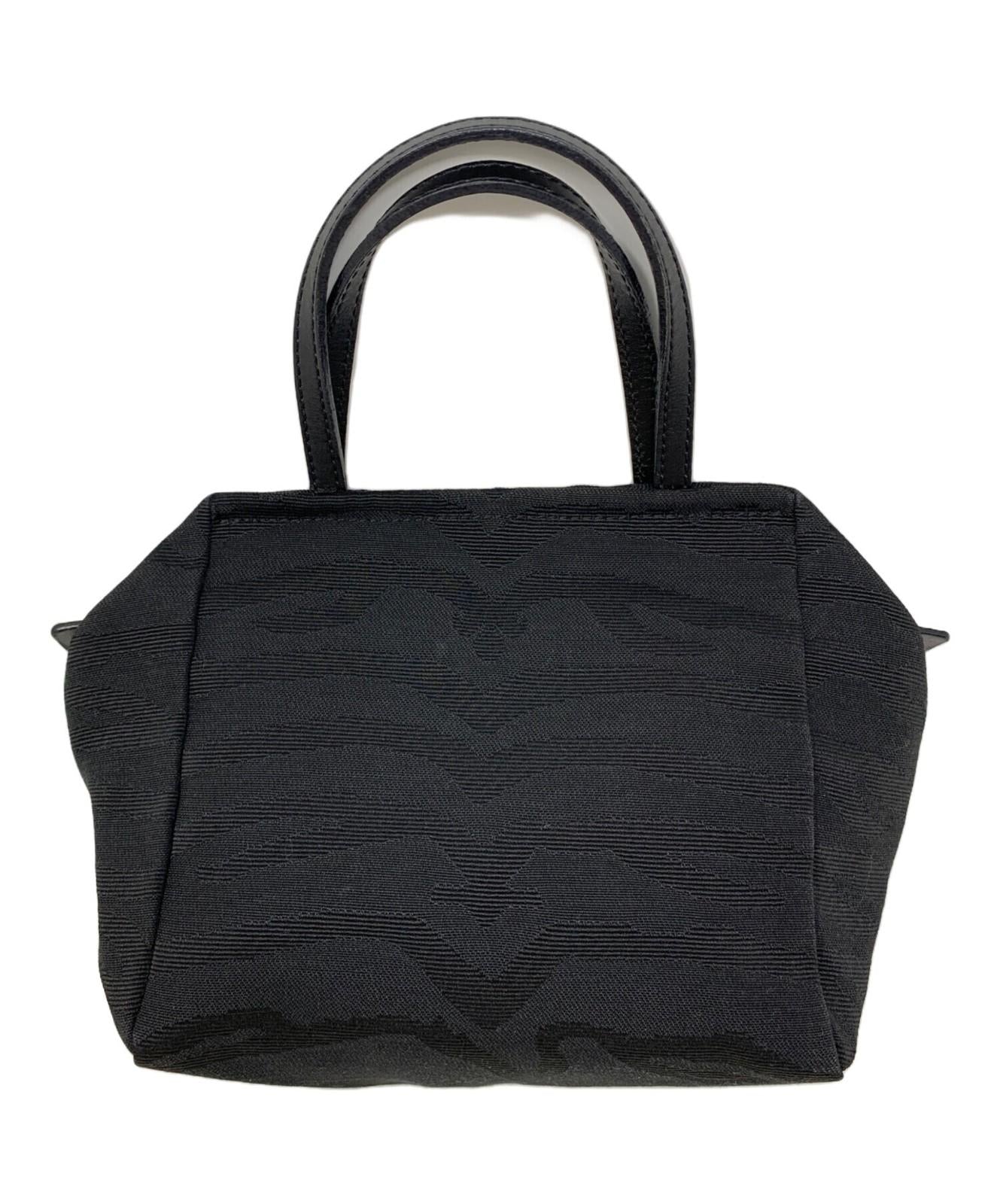 FENDI Hand Bag Tote Purse Black Authentic