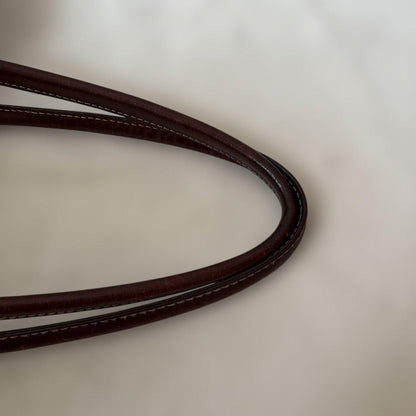 FENDI Hand Bag Tote Purse Denim Belt Authentic