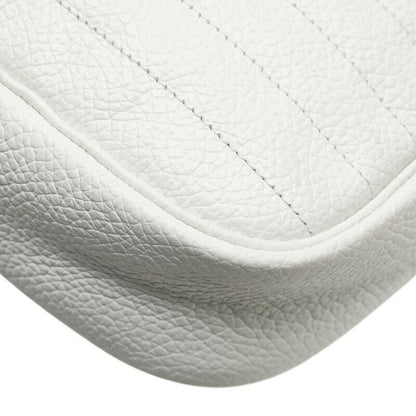 Christian Dior Shoulder Bag Purse Logo Leather White Authentic