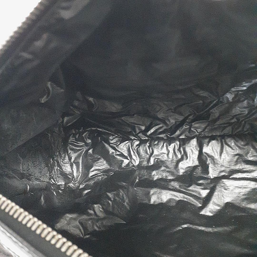 GUCCI Mini Boston Bag Hand Tote Purse GG Canvas Leather Black Authentic