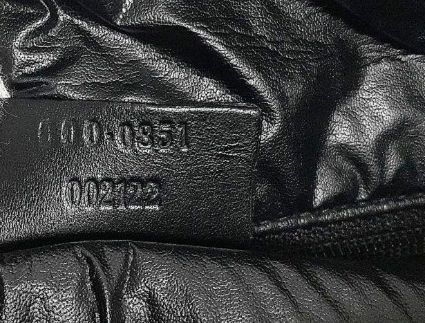 GUCCI Mini Boston Bag Hand Tote Purse GG Canvas Leather Black Authentic