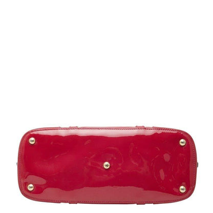 GUCCI Hand Bag Tote Purse Micro GG Patent Leather Pink Authentic