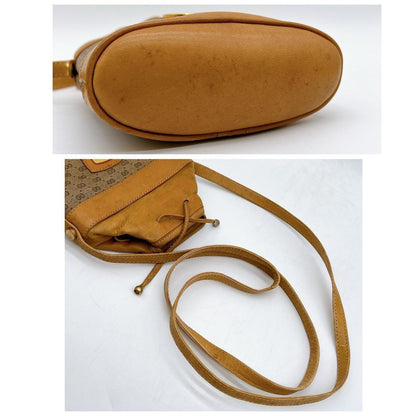 GUCCI Shoulder Bag Purse Micro GG PVC Leather Authentic