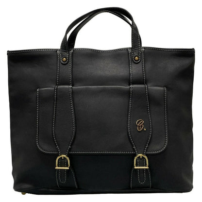 Chloe Hand Bag Tote Purse Leather Black Authentic