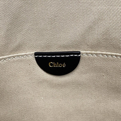 Chloe Hand Bag Tote Purse Leather Black Authentic