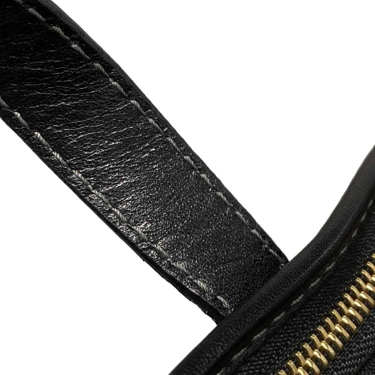 Chloe Hand Bag Tote Purse Leather Black Authentic