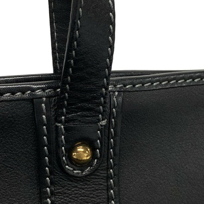 Chloe Hand Bag Tote Purse Leather Black Authentic