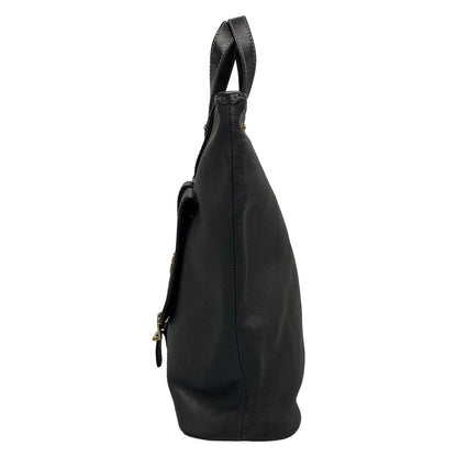 Chloe Hand Bag Tote Purse Leather Black Authentic