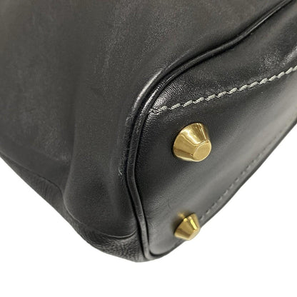 Chloe Hand Bag Tote Purse Leather Black Authentic