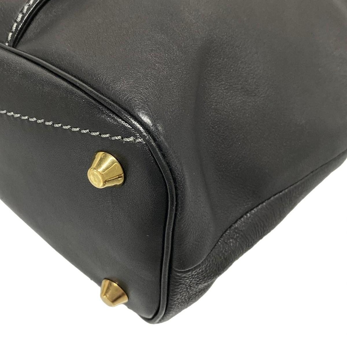 Chloe Hand Bag Tote Purse Leather Black Authentic