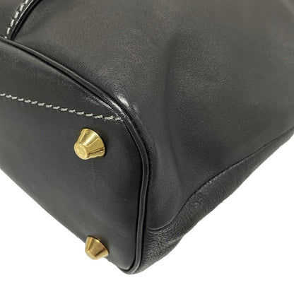 Chloe Hand Bag Tote Purse Leather Black Authentic