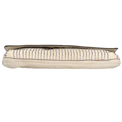 Chloe Clutch Bag Second Bag Off White Authentic