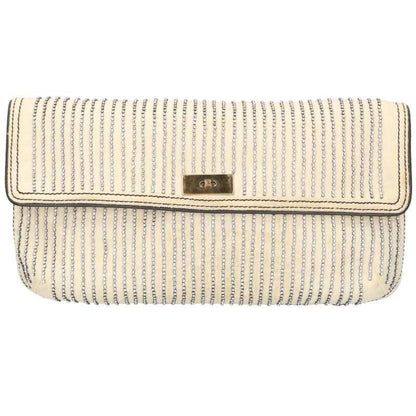 Chloe Clutch Bag Second Bag Off White Authentic
