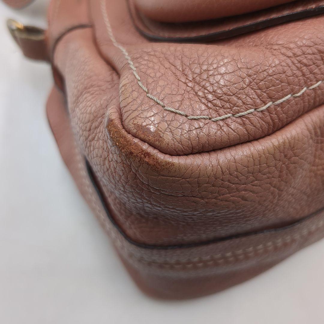 Chloe Hand Bag Tote Purse Paraty Brown Authentic