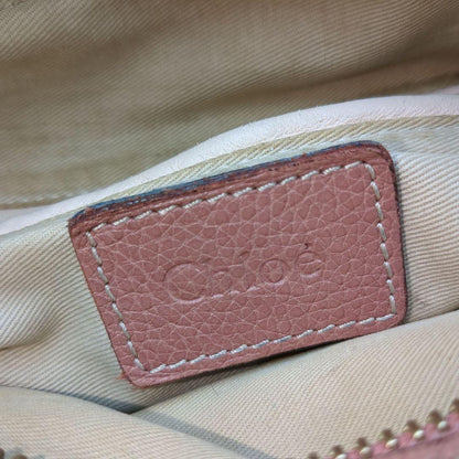 Chloe Hand Bag Tote Purse Paraty Brown Authentic