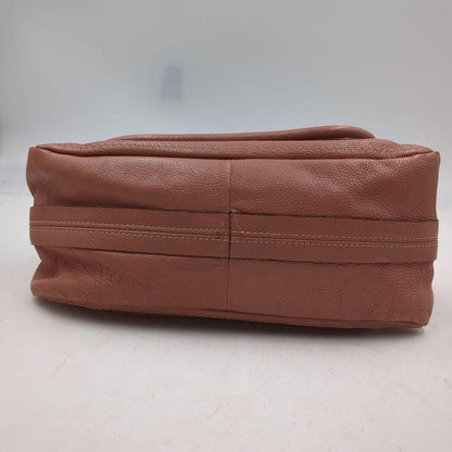 Chloe Hand Bag Tote Purse Paraty Brown Authentic