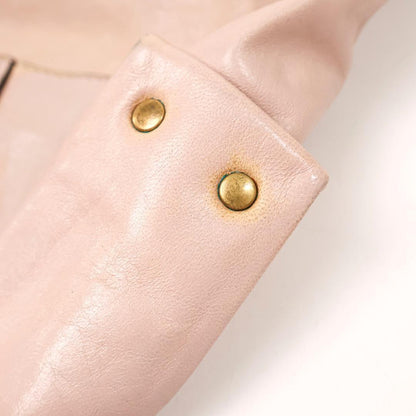 Chloe Hand Shoulder Bag Tote Purse 2way Leather Smoky Pink Authentic